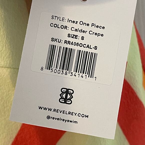REVEL REY Inez Underwire One-piece Swimsuit In Multi Size Small NWT - Picture 11 of 12